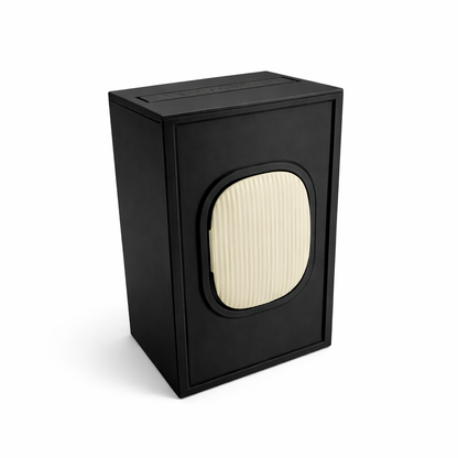 Wipeworks wipe dispenser for Earth Rated pet wipes. Black color.