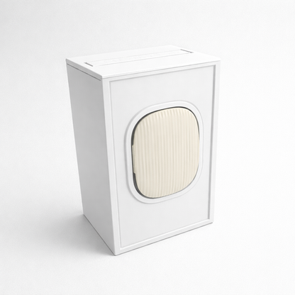 Wipeworks wipe dispenser for Earth Rated pet wipes. White color.